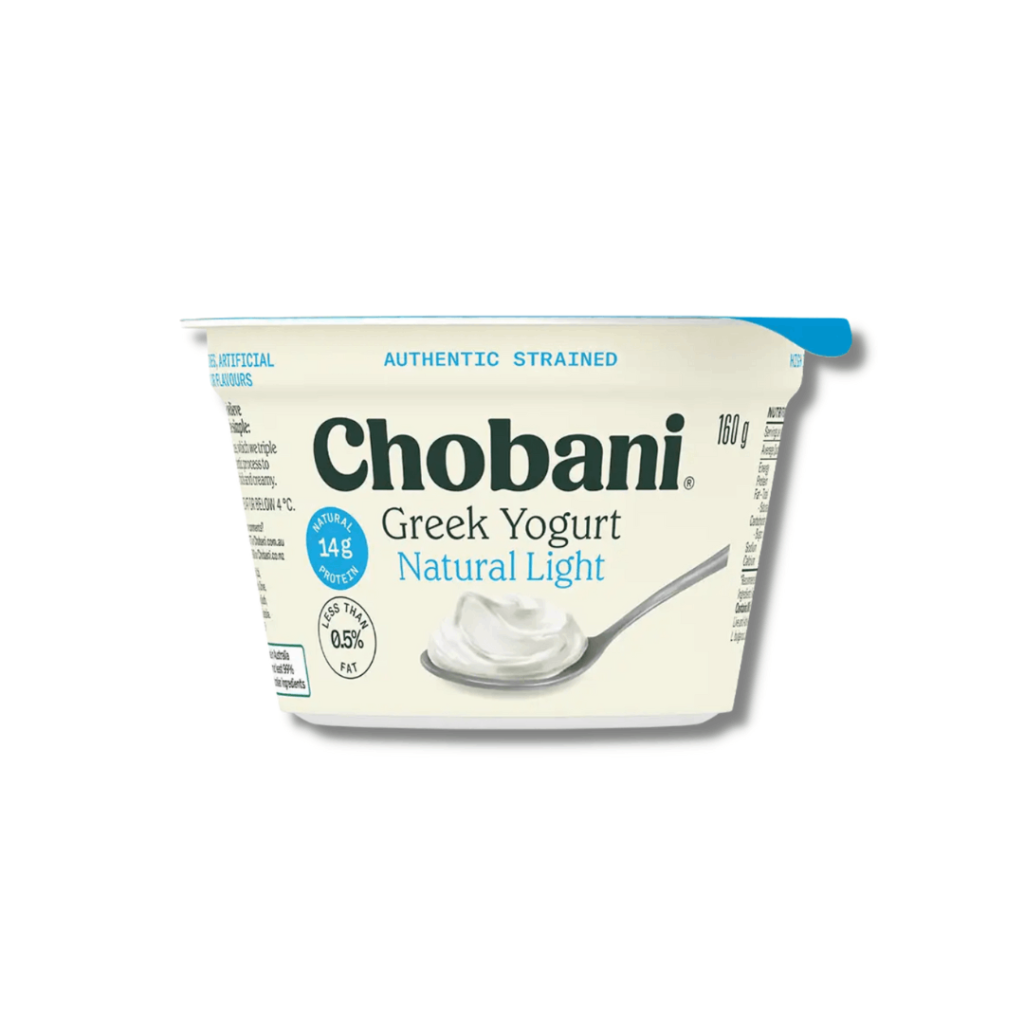 Chobani Greek Yoghurt Pot Natural Light iFresh Corporate Pantry