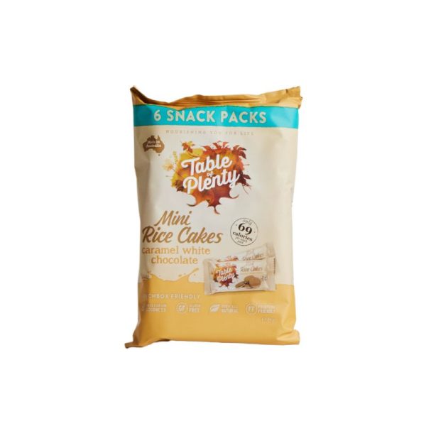 Table Of Plenty Mini Rice Cake – Caramel White Choc