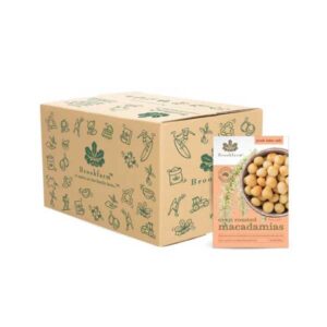 Brookfarm - Oven Roasted Macadamias Nuts with Pink Lake Salt - Carton 12