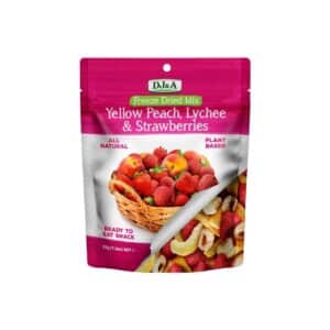 DJ&A Freeze Dried Yellow Peach, Lychee & Strawberries