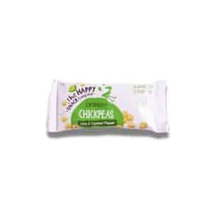 The Happy Snack Co Roasted Chic Peas- Lime & Cracked Pepper