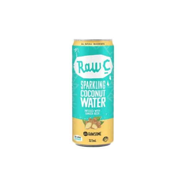 Raw C Sparkling Coconut Water Ginger Beer