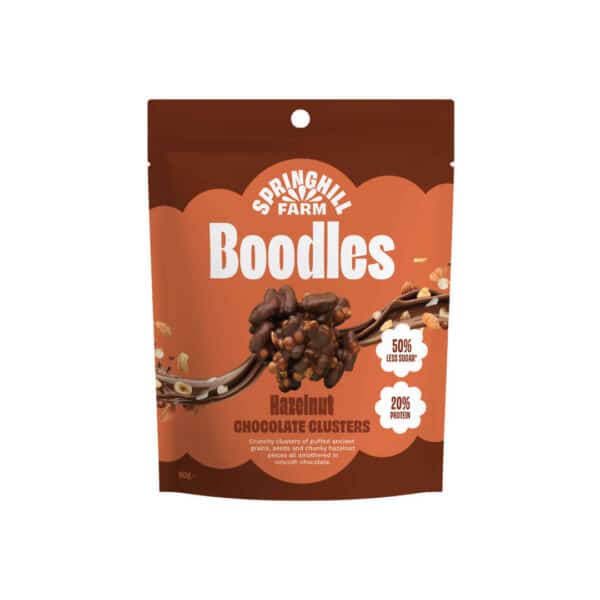 Springhill Farm Boodles Chocolate and Hazelnut 30g x Carton 14