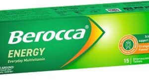 Berocca Energy Effervescent Tablets - Orange (15 pack)